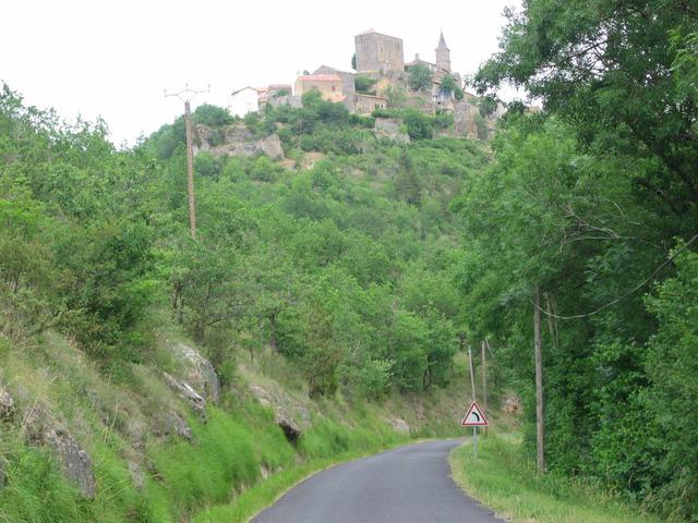 Bastide Pradines - a fortified village, two kilometres further on, on the way back to the Causse.