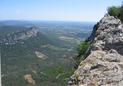 #7: The summit of Pic St Loup, looking north eastwards towards the confluence.