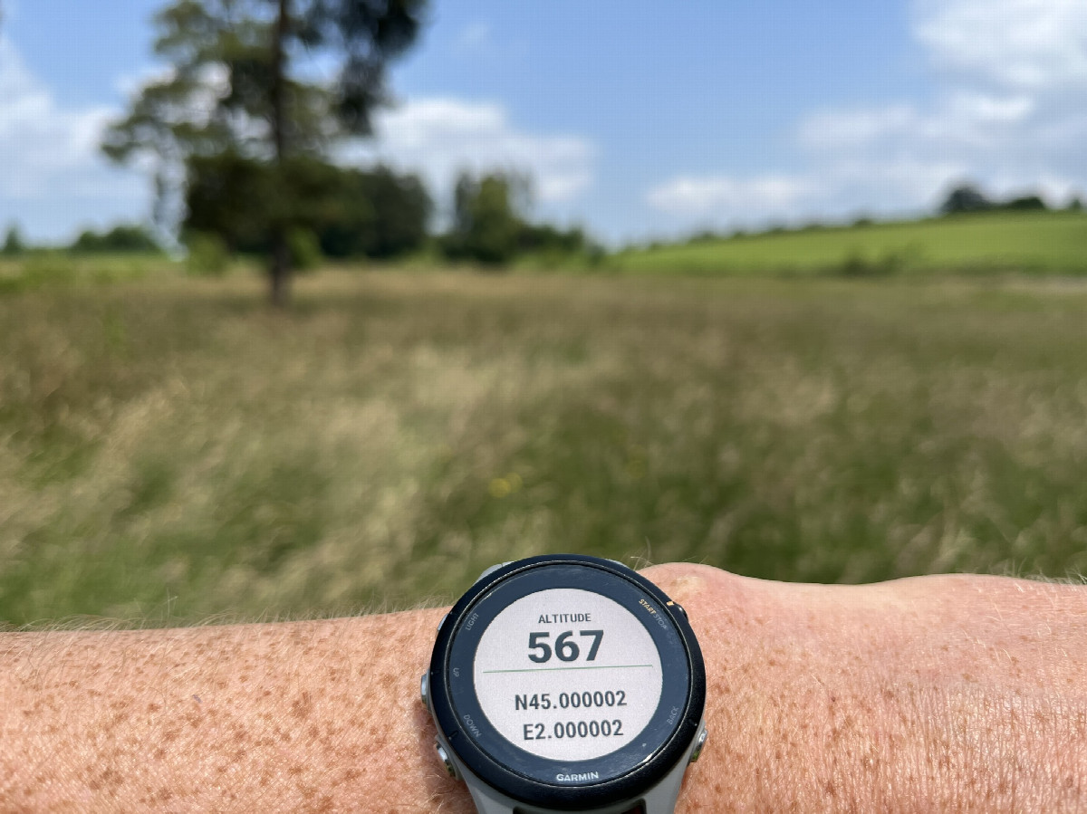 GPS reading