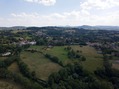 #11: View South (towards the village of Charbonnières-les-Vielles), from 100 m above the point