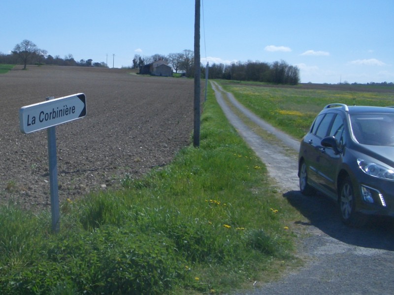 The road to La Corbinière