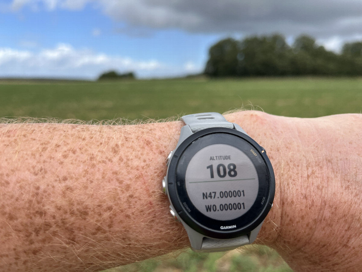 GPS reading