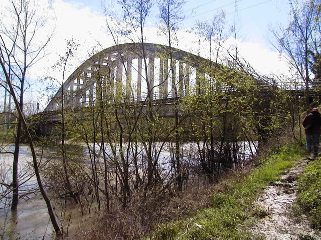 The bridge as seen from the confluence