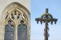#8: Church window and decorated cross