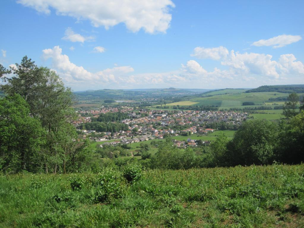 Pagny-sur-Moselle from viewpoint