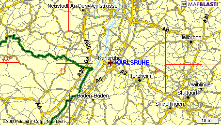 A map; this is the confluence on the left