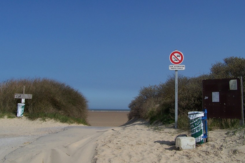 Entry to the beach