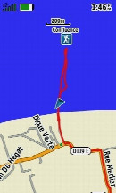 #7: My GPS track shows how far the point is below the beach's high-water mark