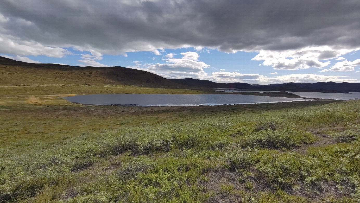 view to the two lakes