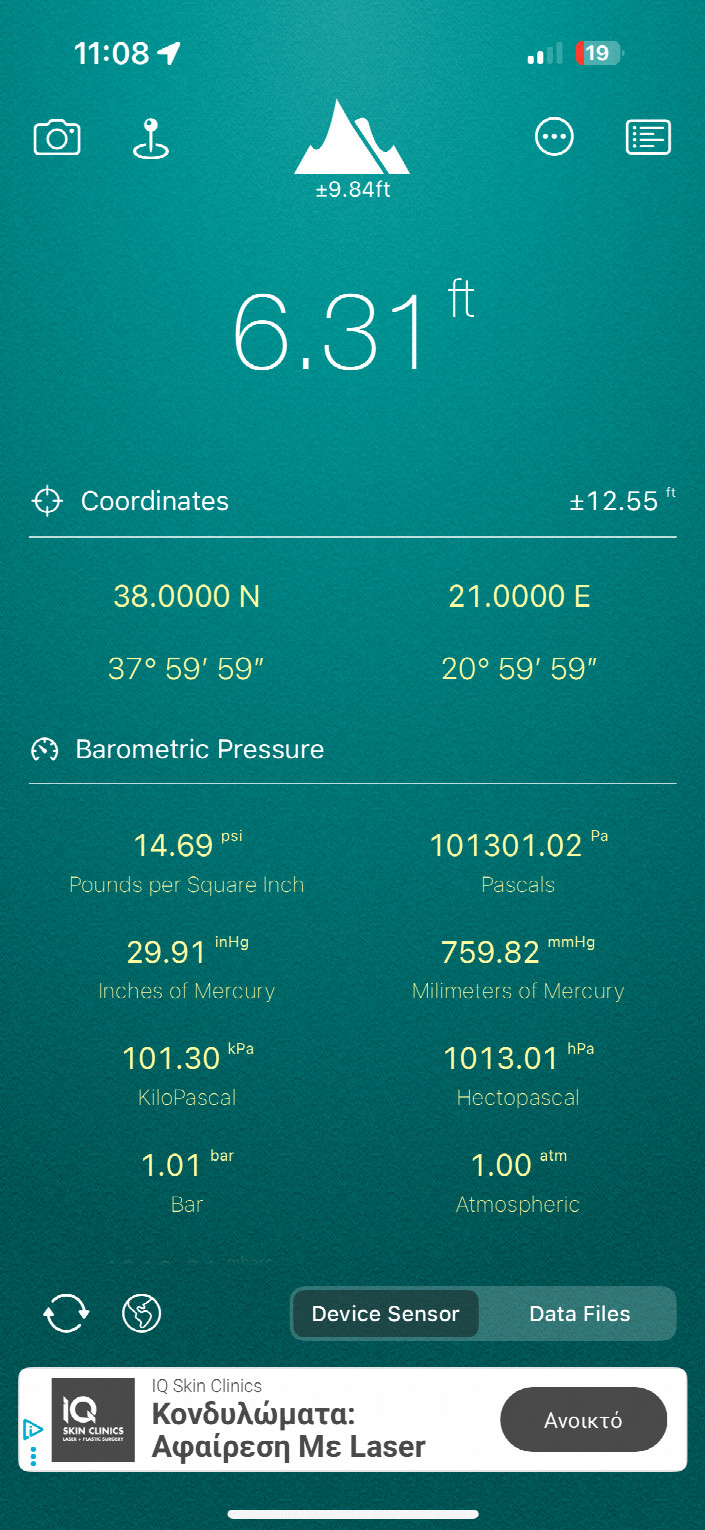 The metric evidence