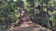 #8: hiking trail with motorcycle tracks