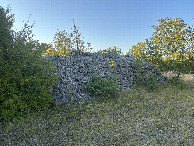 #8: one of the rock [Oligocene limestone] piles