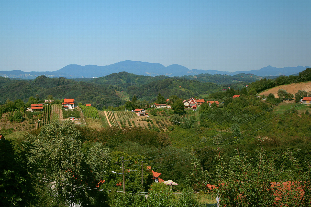 ridges of Hrvatsko Zagorje