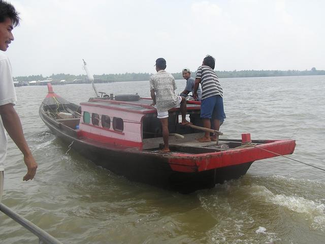 The second boat that took us back to the ferry