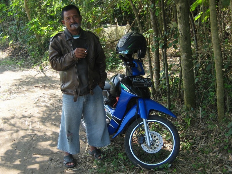 Mr. Sadali and his bike