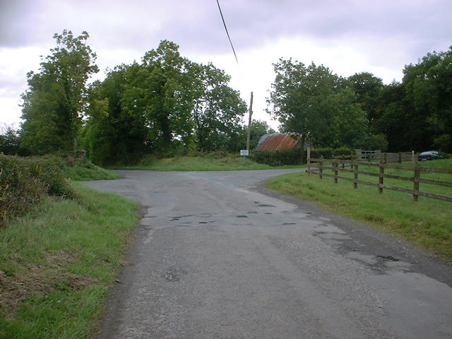 The crossroads beside the field