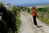 #7: Annette, gravel road to the confluence