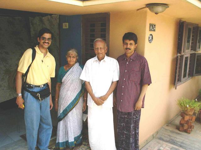 Lakshman with Jaikanth and his folks in Madurai