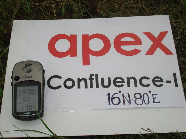 GPS reading @ apex confluence-I