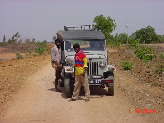 The "jeep" that carried us there and nearly back