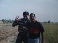 #3: We did it. Chandra with Abhay Singh at the confluence point