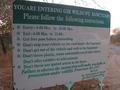 #3: Daunting notice board near the check post