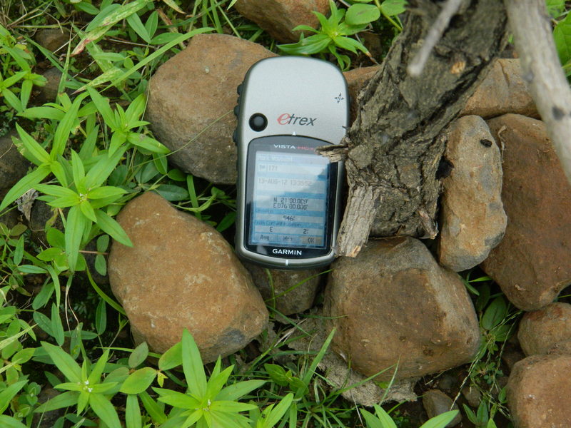 GPS receiver showing DCP2