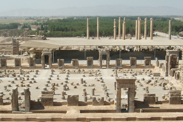 View of Persepolis from Rahmet hill