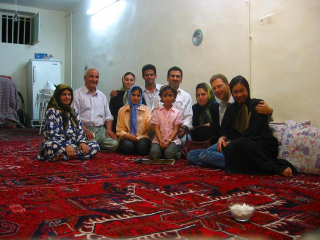 The hospitable family in Tabrīz