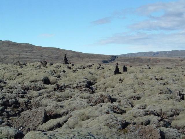 Strange lava figures