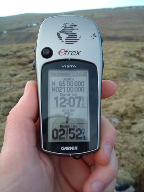Photo of the GPS
