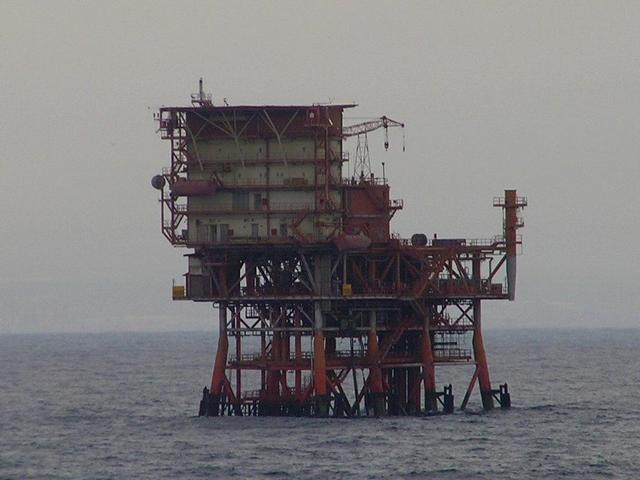 “Prezioso” oil platform ENE of the confluence