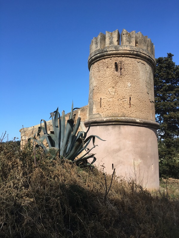 Old tower in 700 m distance