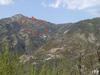 #1: Massif of Monte Cerasia with CP indicated / Monte Cerasia con CP indicato