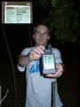 #5: Roman holding the GPS in the twilight