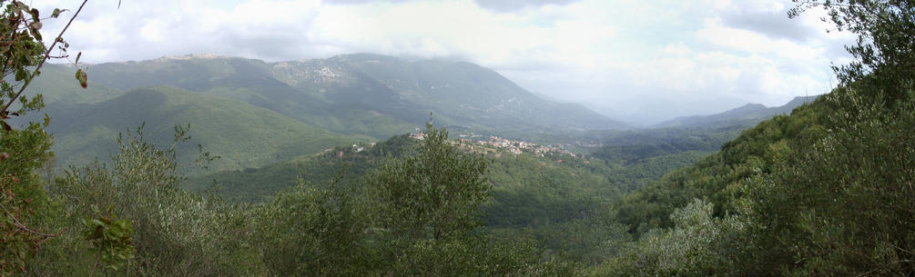 Panorama towards east - Marano Equo