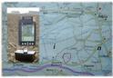 #6: Map with GPS reading at the confluence towards NW