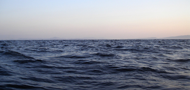 Looking just east of north.  Amakusa Islands are visible, as well as part of Naga Island on the right.