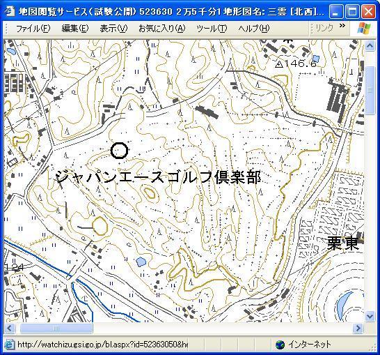 1/25000 official map by GSI(Geographical Survey Institute).