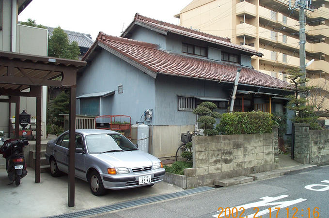 Shows the location, a residence, while looking Northeast.