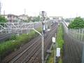 #8: View of Aizuma railway station, from the east, over the tracks