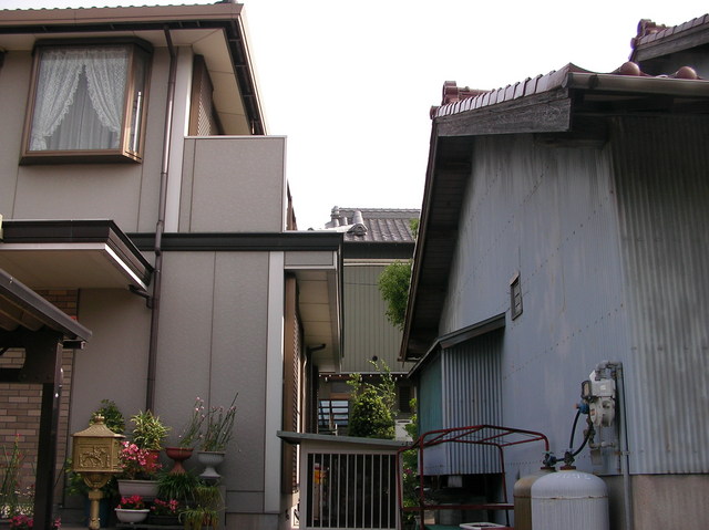 Looking south - typical Japanese houses in the suburbs?