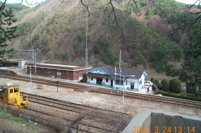 The small train station of Hyeondong is where my trip started from.