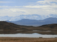 #9: Lake Tuzkol and Tien Shan Mountain Range