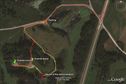 #10: My  track on the aerial photo of the GCE –  ( © Google Earth 2010) 