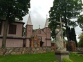 #8: An impressive-looking wooden church in the nearby village of Alizava