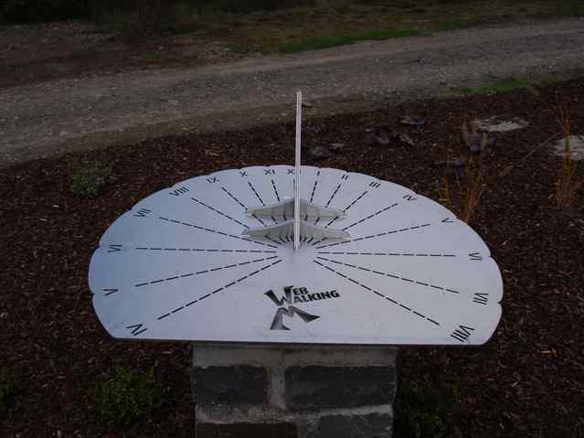 the newly appeared sundial