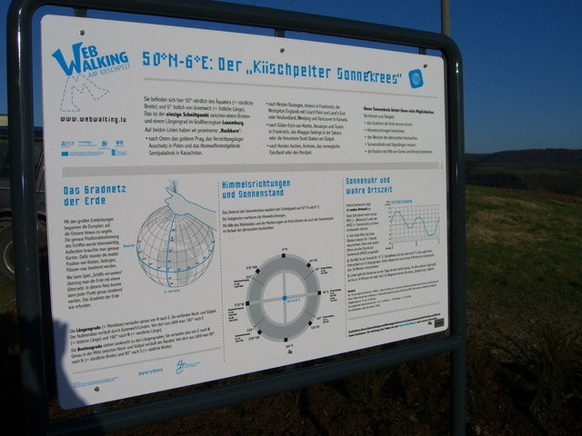 The information board / Die Schautafel