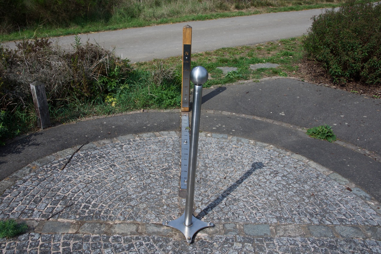 The confluence point has an official marker - which is quite accurate!