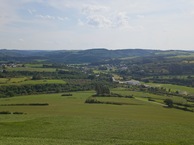 #10: View South (towards the village of Wilwerwiltz) from 50m above the point